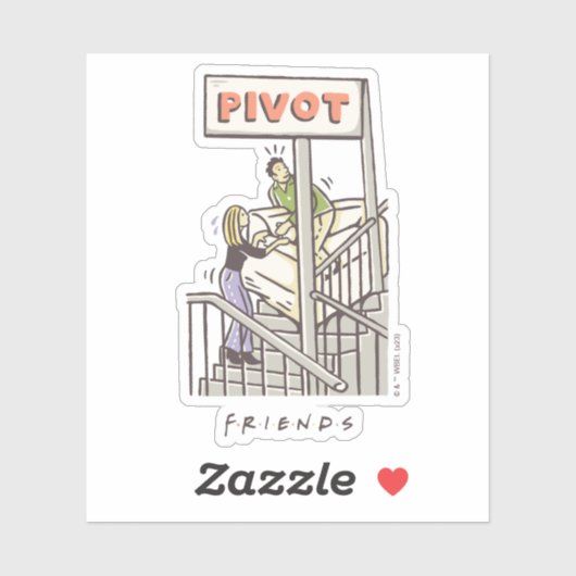 友だち™ | RossとRachel PIVOT シール (シート)