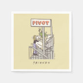 友だち™ | RossとRachel PIVOT スタンダードカクテルナプキン (正面)