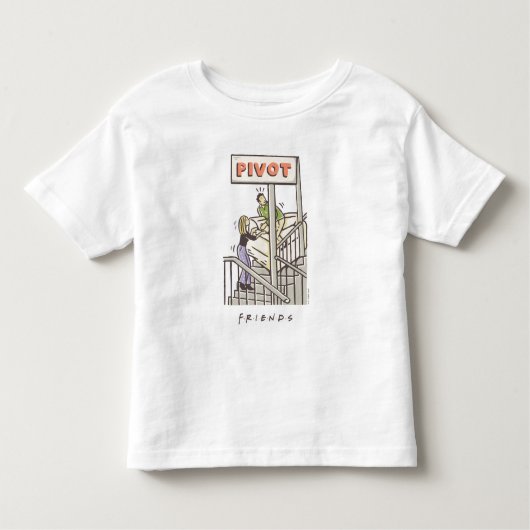友だち™ | RossとRachel PIVOT トドラーTシャツ (正面)