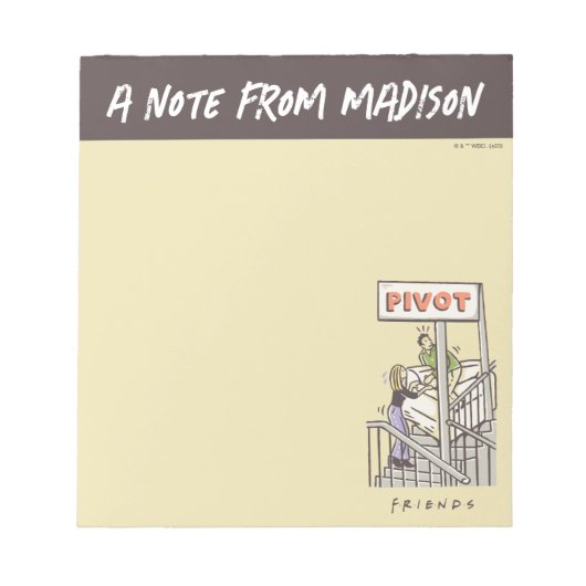 友だち™ | RossとRachel PIVOT ノートパッド (正面)