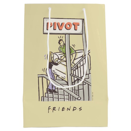 友だち™ | RossとRachel PIVOT ミディアムペーパーバッグ (裏面)