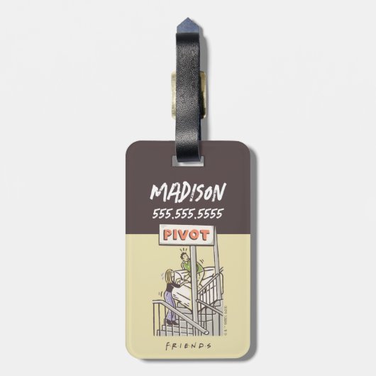 友だち™ | RossとRachel PIVOT ラゲッジタグ (裏面縦)