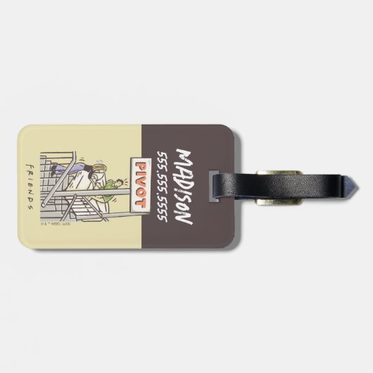 友だち™ | RossとRachel PIVOT ラゲッジタグ (裏面横)