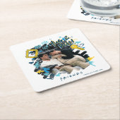 友だち™ | The Old Hug & 転が スクエアペーパーコースター (アングル)