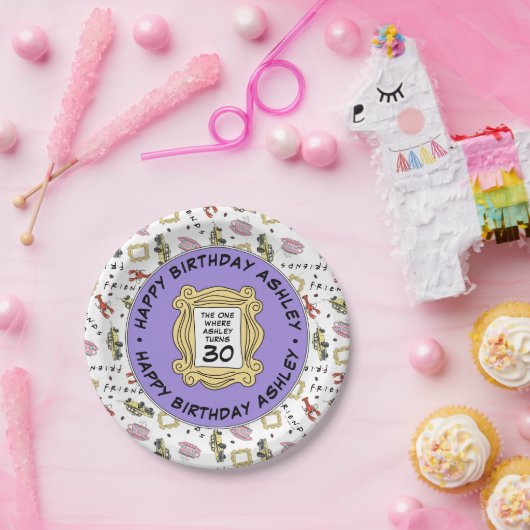 友だち™ | The One With the誕生日 ペーパープレート (パーティー)