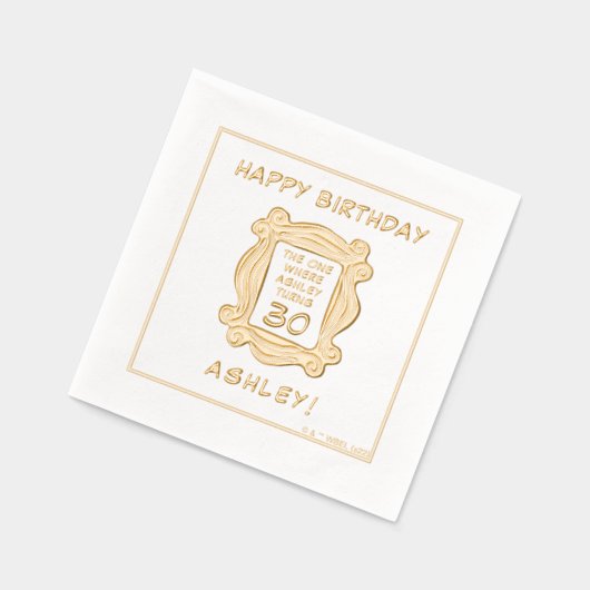 友だち™ | The One With the誕生日 箔ナプキン (左)