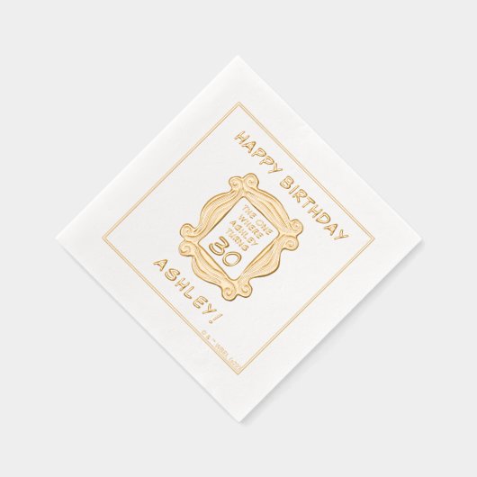 友だち™ | The One With the誕生日 箔ナプキン (右)