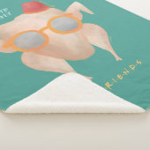 友だち™ | The One with the Turkey シェルパブランケット (3/4)