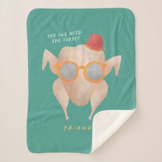 友だち™ | The One with the Turkey シェルパブランケット (正面)