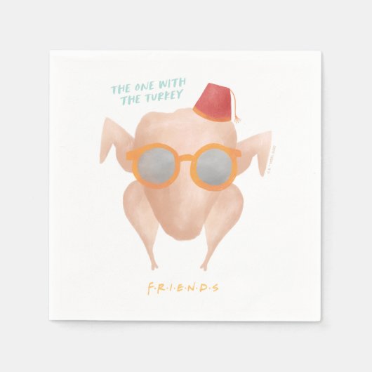 友だち™ | The One with the Turkey スタンダードカクテルナプキン (正面)