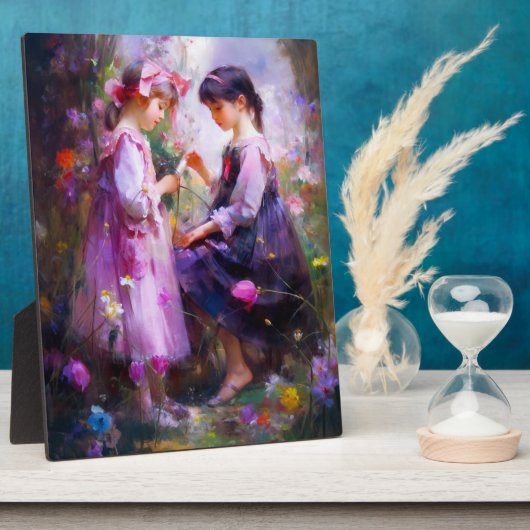 友と花2 フォトプラーク (側面)