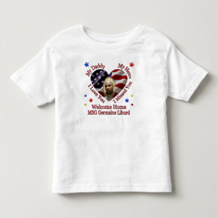 友のカスタムな帰郷のワイシャツ トドラーTシャツ