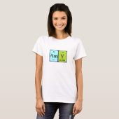 友の周期表の名前のワイシャツ Tシャツ (正面フル)