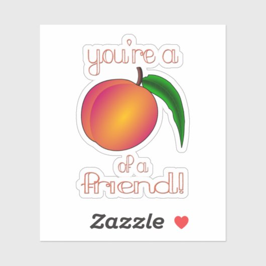 友の桃 シール (シート)