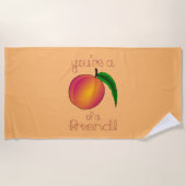 友の桃 ビーチタオル (正面)