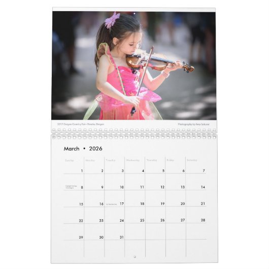 友の2018年の写真のカレンダー カレンダー (3月 2026)