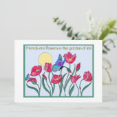 友は人生の庭の花 招待状 (スタンド正面)