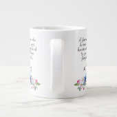 友は引用文フローラ ジャンボコーヒーマグカップ (裏面)