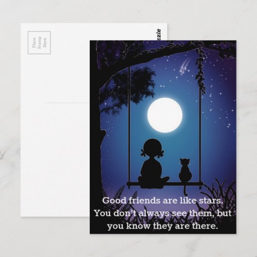 友は星の如し ポストカード (正面/裏面)