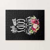 友は神の賜物最高のだ ジグソーパズル (横)