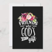 友は神の贈最高のり物だ 招待状 (正面)