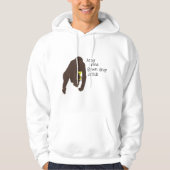 友は緑の低下の飲み物がほしいと思います パーカ (正面)