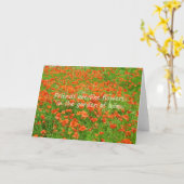 友は花の如し カード (黄色い花)