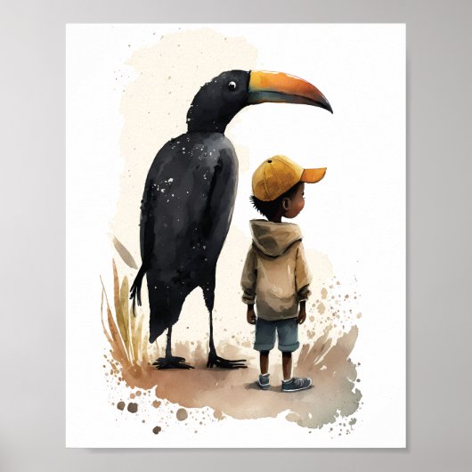 友ぶら下がった人のポスター ポスター (正面)