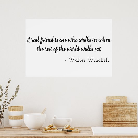 ❤友やる気を起こさせる達引用文❤ ポスター (キッチン)