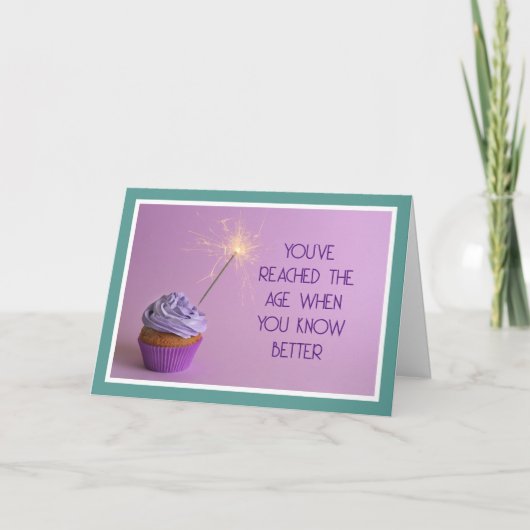 友よユーモア！単なるおもしろい誕生日 カード (正面)