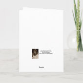 友よ心から感謝空白の心 カード (裏面)