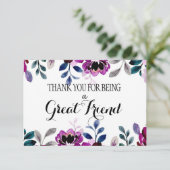 友よ感謝していり離れさよなら カード (スタンド正面)