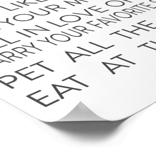 友よ最高のりに真実を言って欲しい ポスター (角)