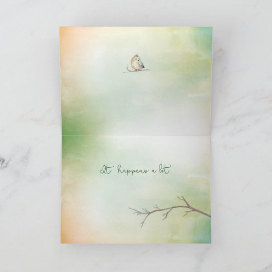 友よ考えNice of You Bird カード (内部)