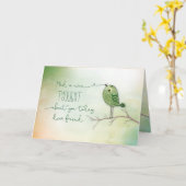 友よ考えNice of You Bird カード (黄色い花)