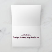 友を持つ サンキューカード (内部)