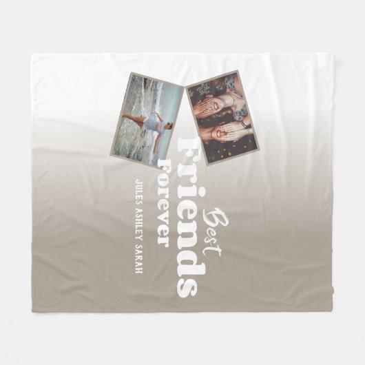 友カスタム人への贈り最高の物 フリースブランケット (正面(横))