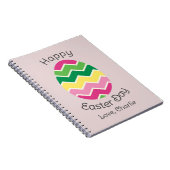 友シンプル達モダンへの書道ハッピーイースター ノートブック (右側)