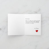 友パーソナライズされた人のシンプル誕生日カー最高のド シーズンカード (内部)