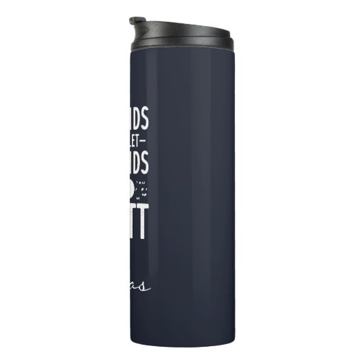 友パーソナライズされた人は友だちを許さない3 Putt タンブラー (回転右)