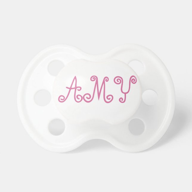 友ピンクのPaci おしゃぶり (正面)