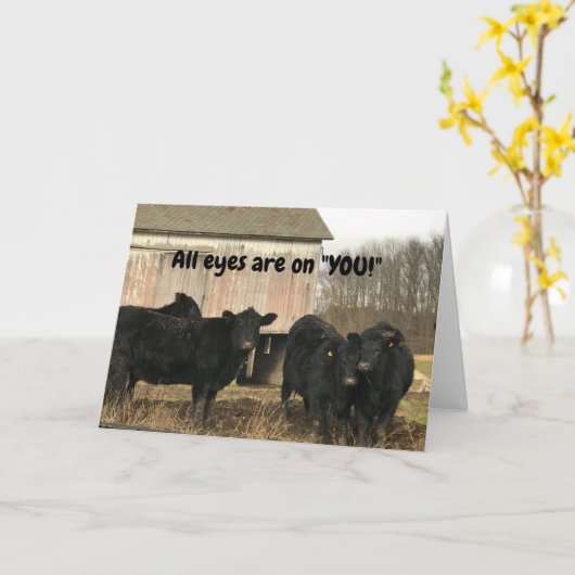 **友モー友の**誕生日 カード (黄色い花)