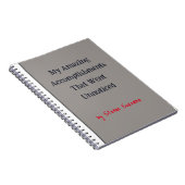 友ユーモアのある人や同僚への贈り物!おもしろい ノートブック (右側)