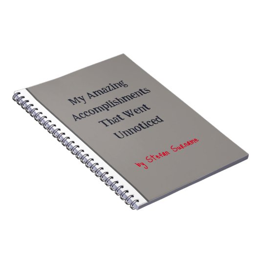 友ユーモアのある人や同僚への贈り物！おもしろい ノートブック (右側)