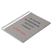 友ユーモアのある人や同僚への贈り物!おもしろい ノートブック (左側)