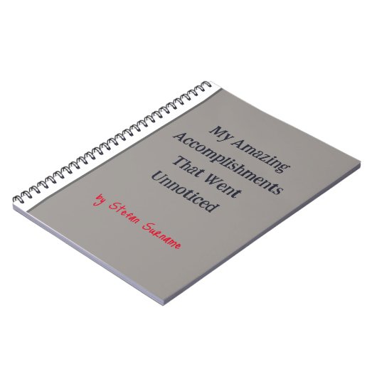 友ユーモアのある人や同僚への贈り物!おもしろい ノートブック (左側)