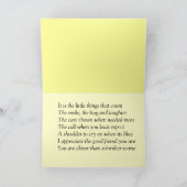 友人ありがとう サンキューカード (内部)