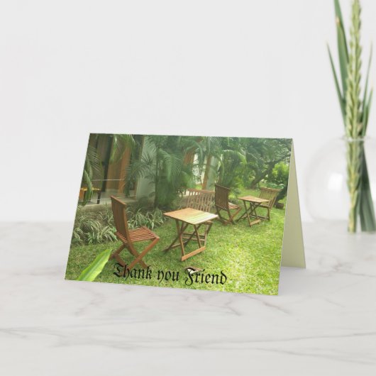 友人ありがとう サンキューカード (正面)