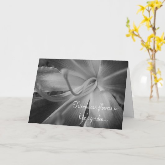 友人あ花カード カード (黄色い花)