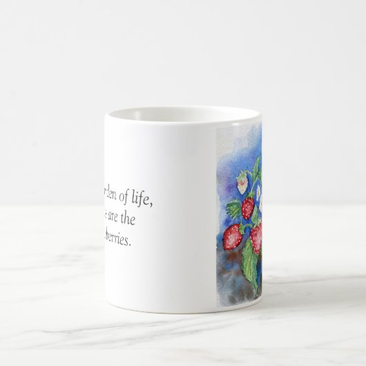 "友人いちご"のコーヒー・マグです コーヒーマグカップ (中央)